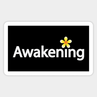 Awakening creative text design Magnet